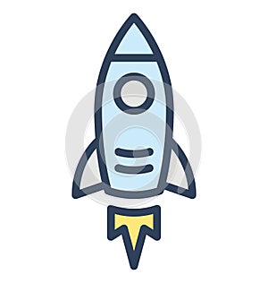 Startup, Fighter Isolated Vector Icon That can be very easily edit or modified.