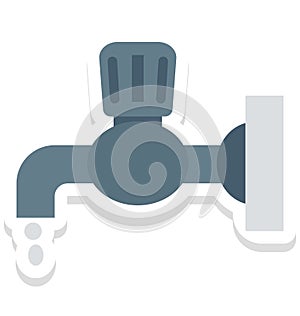 Tap Isolated Vector Icon for Construction