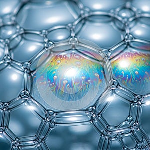 Nterference, where varying thicknesses of the bubble film diffract
