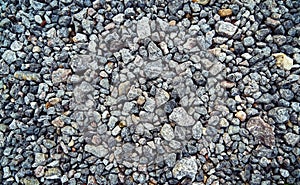 Texture: small, colorful pebbles.