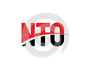 NTO Letter Initial Logo Design Vector Illustration photo