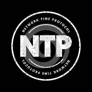 NTP Network Time Protocol - networking protocol for clock synchronization between computer systems over packet-switched, variable-