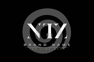 NTZ abstract letter logo design