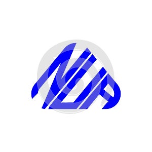 NUA letter logo creative design with vector graphic, NUA simple and modern logo photo