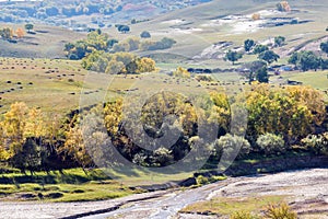 Nuanhe River autumn scenery