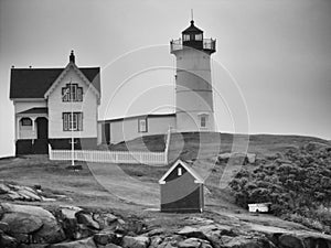 Nubbles Light House in York, Maine