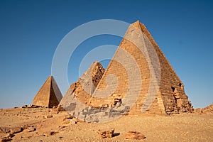 Nubian Pyramids in the Sudan - Jebel Berkal