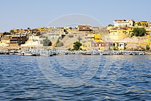 Nubian traditional village, lake Nasser, Egypt