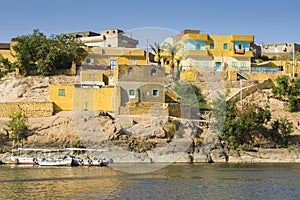 Nubian traditional village, lake Nasser, Egypt