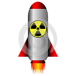 Nuclear ballistic rocket