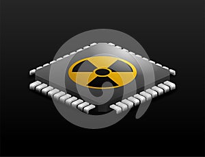 Nuclear battery made from radioactive waste