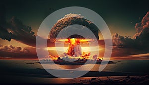 Nuclear Bomb Explosion