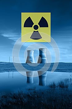 Nuclear Cooling Towers, Radiation Hazard Symbol