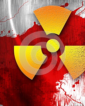 Nuclear danger background