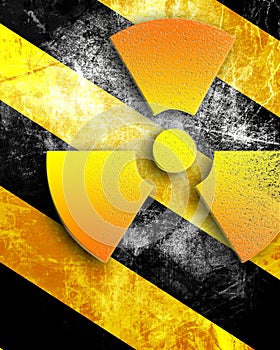 Nuclear danger background
