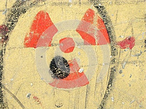 Nuclear danger radiation symbol