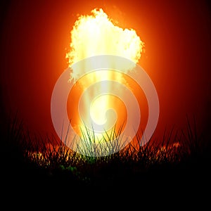 Nuclear explosion