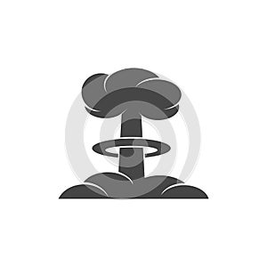 Nuclear explosion mushroom cloud - Illustration