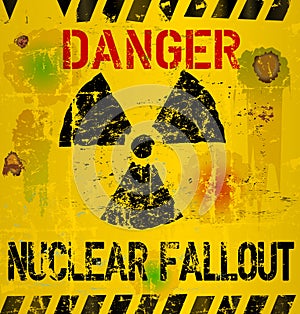 Nuclear fallout warning