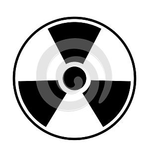 Nuclear Icon Vector.