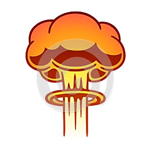 Nuclear mushroom cloud
