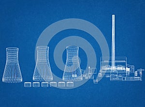 Nuclear Power Plant Architect Blueprint