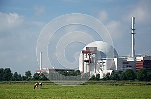 Nuclear Power Plant Brokdorf, Schleswig-Holstein, Germany