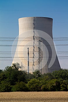 Nuclear power plant cooling tower
