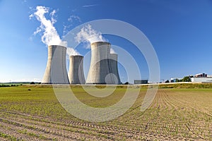 Nuclear power plant Dukovany in Czech Republic Europe