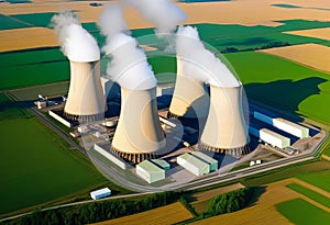 Nuclear power plant Dukovany in Czech Republic Europe photo