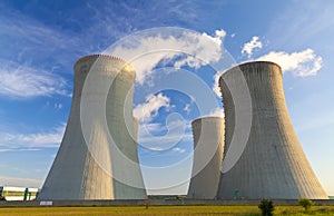 Nuclear power plant Dukovany in Czech Republic Europe