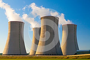 Nuclear power plant Dukovany in Czech Republic Europe