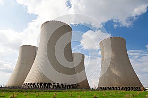 Nuclear power plant Dukovany in Czech Republic Europe