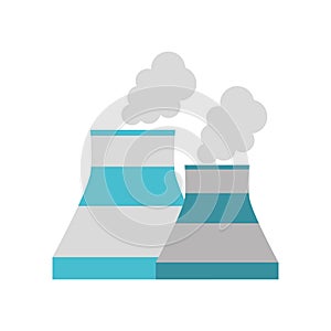 nuclear power plant enrgy icon