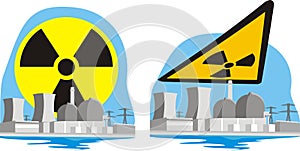 Nuclear power plant - nuclear hazard