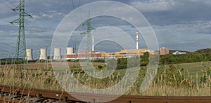Nuclear power plant. Nuclear power station. Mochovce. Slovakia