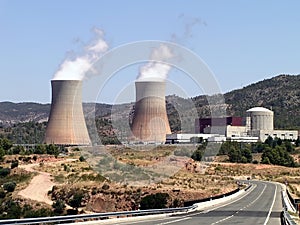 Nuclear power plant in operation