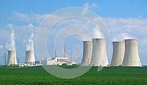 Nuclear power plant panorama