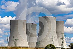 Nuclear power plant Temelin in Czech Republic Europe