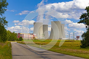 Nuclear power plant Temelin in Czech Republic Europe