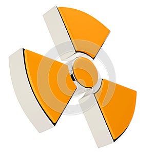 Nuclear power radiation sign