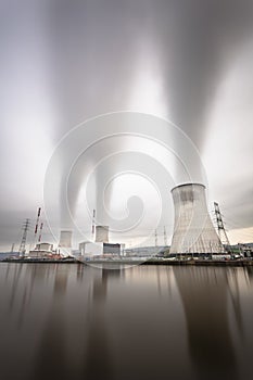 Nuclear Power Station Long Exposure