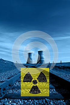 Nuclear Reactor Cooling Towers, Radiation Hazard Symbol