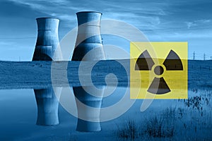 Nuclear Reactor Cooling Towers, Radiation Hazard Symbol