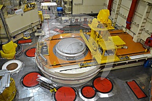 Nuclear reactor hall in a power plant