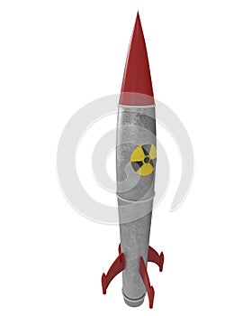 Nuclear warhead with clipping mask