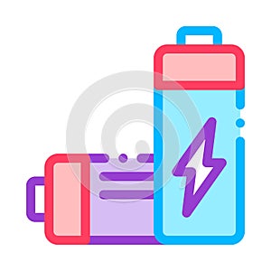 Nuclear Waste Container Vector Thin Line Icon