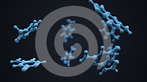 Nucleobases in the nucleic acid of DNA or RNA