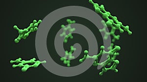 Nucleobases in the nucleic acid of DNA or RNA