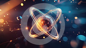 nucleus bouncing atom